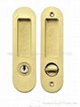 zinc alloy Sliding door-lock