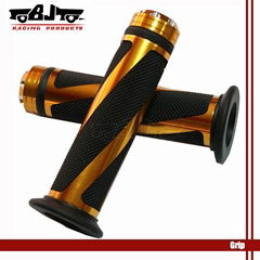 High Quality 22MM BLACK & Golden motorcycle handle grips For Honda Yamaha Suzuki