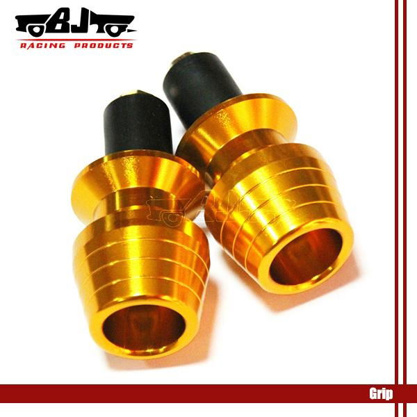 2xGolden color 22mm Motorbike handle bar end For Honda Yamaha Suzuki 