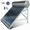 compact Low Pressure Solar Water Heater