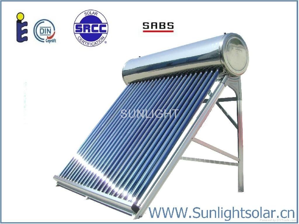 compact Low Pressure Solar Water Heater  2