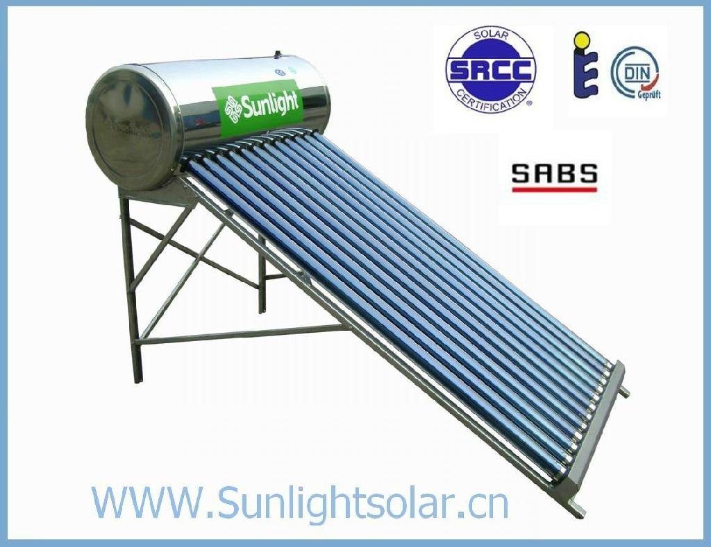 compact Low Pressure Solar Water Heater  3