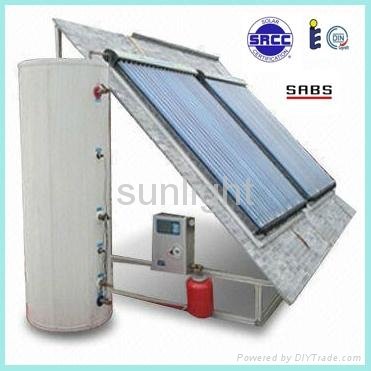 SRCC certificate Split Pressurized Solar Water Heater System