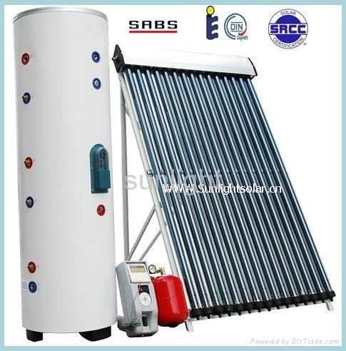 SRCC certificate Split Pressurized Solar Water Heater System 2