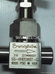 美國SWAGELOK針閥SS-6NBSW8T-G
