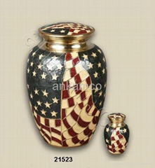 Military Brass Cremation Urns