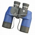 Naval Waterproof binoculars with inter compass and rangefinder