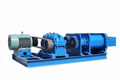 Twin screw prebreaker Natural raw rubber processing