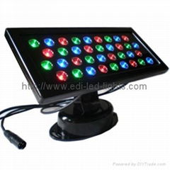 LED Wall Washer 36W RGB DMX Square