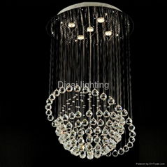 good quality and competitive price of crystal ceiling lamp 6005-5