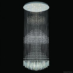 big hotel project lighting crystal pendant light 6009-13