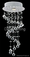 2013 new design crystal ceiling lamp/light 6037-1
