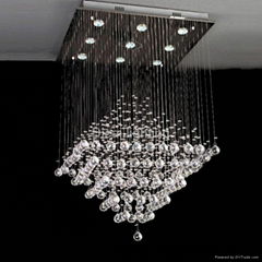 good quality and competitive price crystal pendant  light/lamp 8013-9