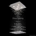 hot sell modern crystal ceiling light/lamp 8017-5 1