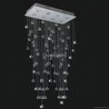 Chinese top K9 crystal pendant light