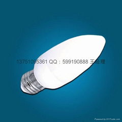 LED lights (candle light pointed bubble E27 18LED 1.5 W),