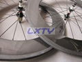 Carbon fiber road bike 88mm tubular tire