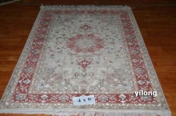 Silk and Wool Mixed Rug      