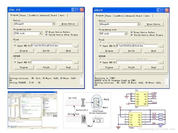 AVR JTAG ICE + AVR ISP 2in1 Programmer & Emulator V2.5 2