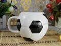 Ceramic football cup 