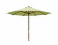 light green beach umbrella 1