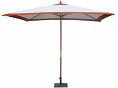 paint teak colour wooden umbrella