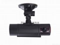 new two lens car black boxes wholesale X2000 3