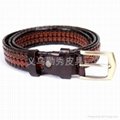 men's fretwork neutral or artifical leather belt 1