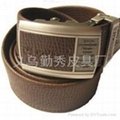 men's fretwork neutral or artifical leather belt 4