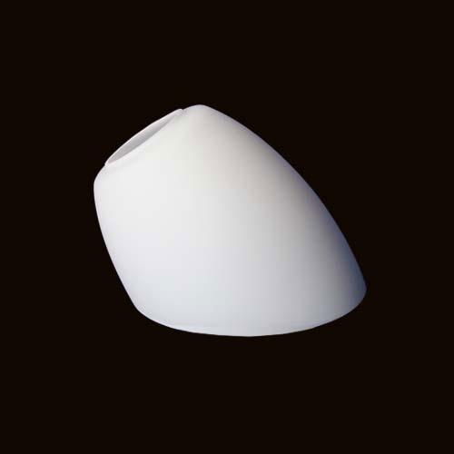 Triplex Handblown Opal white Glass lamp shades