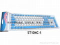 專業廠家104鍵C型硅胶软键盘矽膠鍵盤時尚韓國潮流精品電腦配件 3
