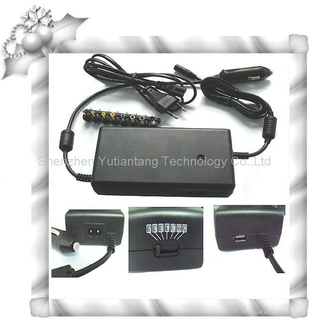120w universal laptop adapter with USB
