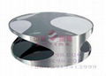 Stainless circular coffee table, table supplier 1