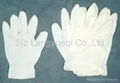 added powder PVC gloves