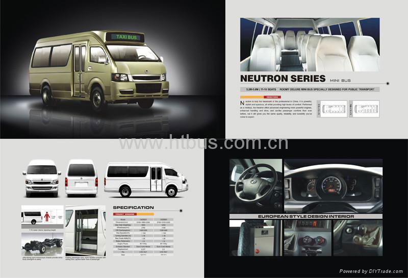 5.2m-5.8m 11-16 Seats Hiace Style Mini Bus 2