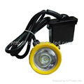 anti-plosion 10000lux for 1 meter high power Cord miner cap lamp 1