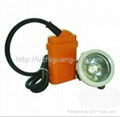 Cord miner cap lamp KJ3.5 with rechargeable Ni-MH battery 1