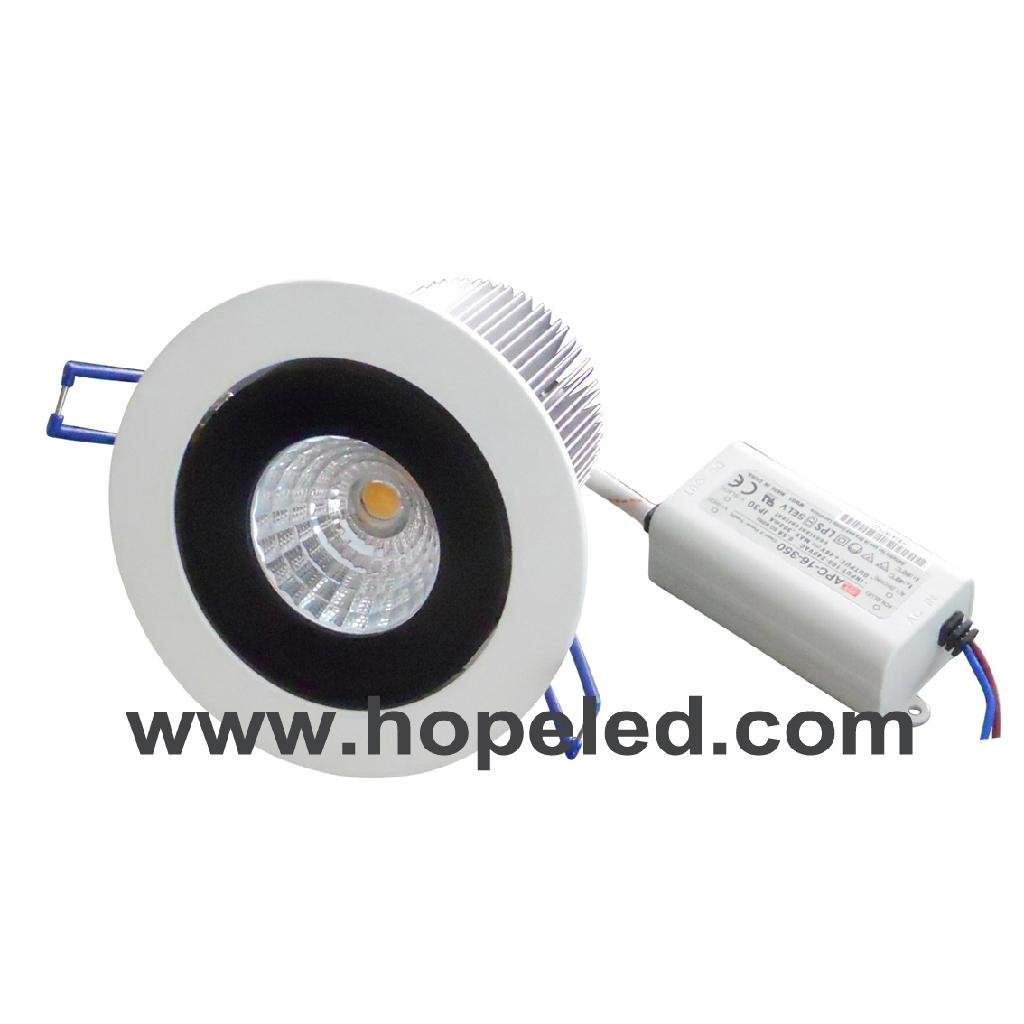 COB LED Ceiling Light / LED Down Light (360° Rotatable) (HP-NDL-15WA) 2