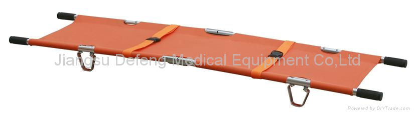 Medical aluminum alloy foldaway stretcher 2