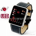 UJUST LED Digital Armbanduhr/Uhr Black Edition  1