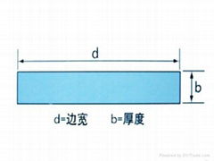 Precise steel of cold drawing  flat steel