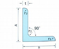 Precise steel of cold drawing aluminum Angle 