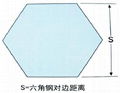 Precise steel of cold drawing Hexagonal  1