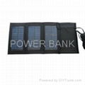 Emergency solar battery mobile charger