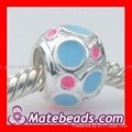Wholesale High quality 925 sterling silver european enamel beads