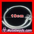 European silver snake chain bracelet for european jewelry 2