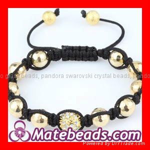 Handmade Shamballa Woven Bead Jewelry Bracelet 4