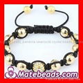 Handmade Shamballa Woven Bead Jewelry Bracelet 4