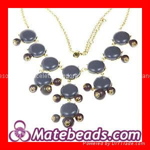 Wholesale Fashion Bib Grey Bubble Necklace Jewelry Cheap