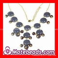 Wholesale Fashion Bib Grey Bubble Necklace Jewelry Cheap